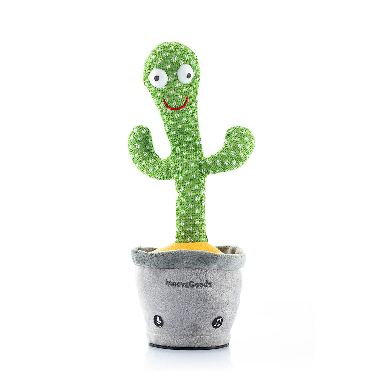 Tanzender Kaktus mit Musik und Mehrfarben-LEDs Pinxi InnovaGoods - CA International  