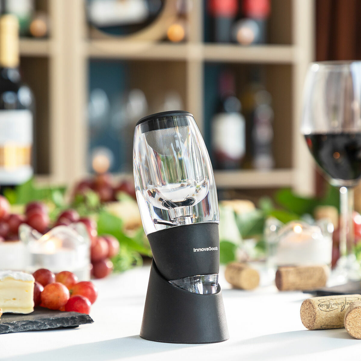 Wine Aerator with Filter, Stand and Carry Pouch Wineir InnovaGoods - CA International   #