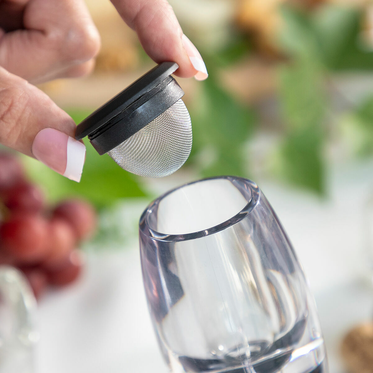 Weinbelüfter mit Filter, Ständer und Transportbeutel Wineir InnovaGoods - CA International  