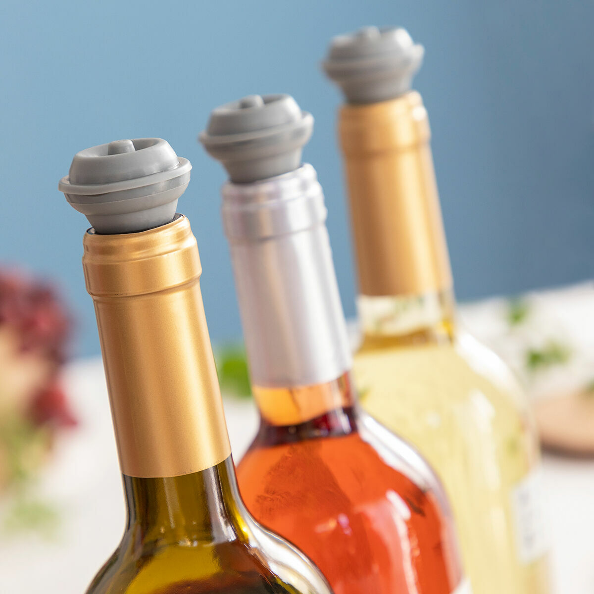 Wein Vakuumpumpe und Weinverschluss Winuum InnovaGoods (4 stopfen) - CA International  