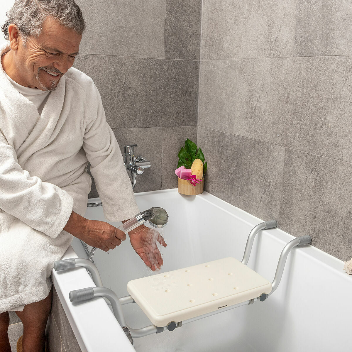 2-in-1 Non-slip Bathtub Seat Seburett InnovaGoods-CA International