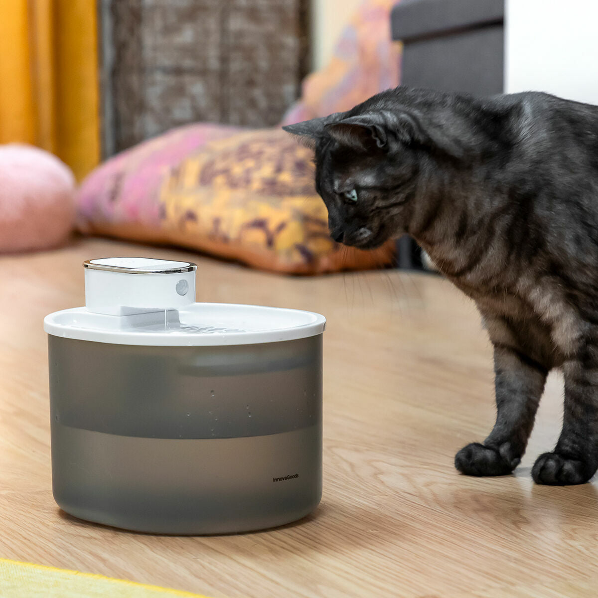 Rechargeable Cat Water Fountain with Sensor Refopet InnovaGoods - CA International   #