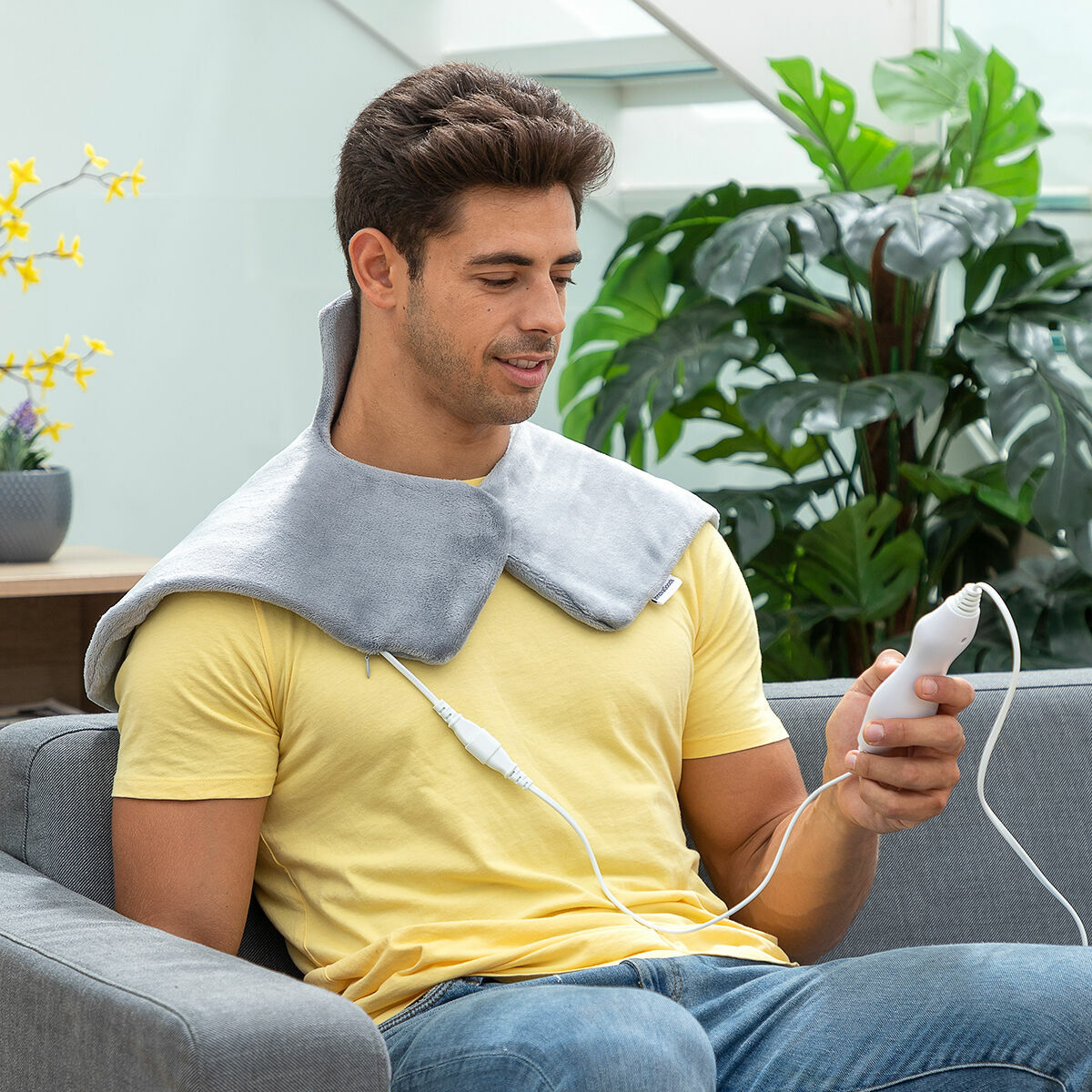 Elektrisches Kissen für Schultern und Nacken Sholkad InnovaGoods - CA International 