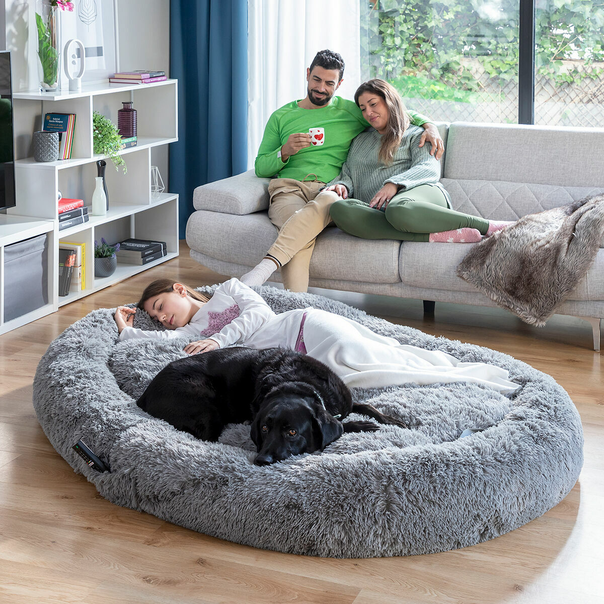 Human Dog Bed XXL InnovaGoods Grey - CA International   #