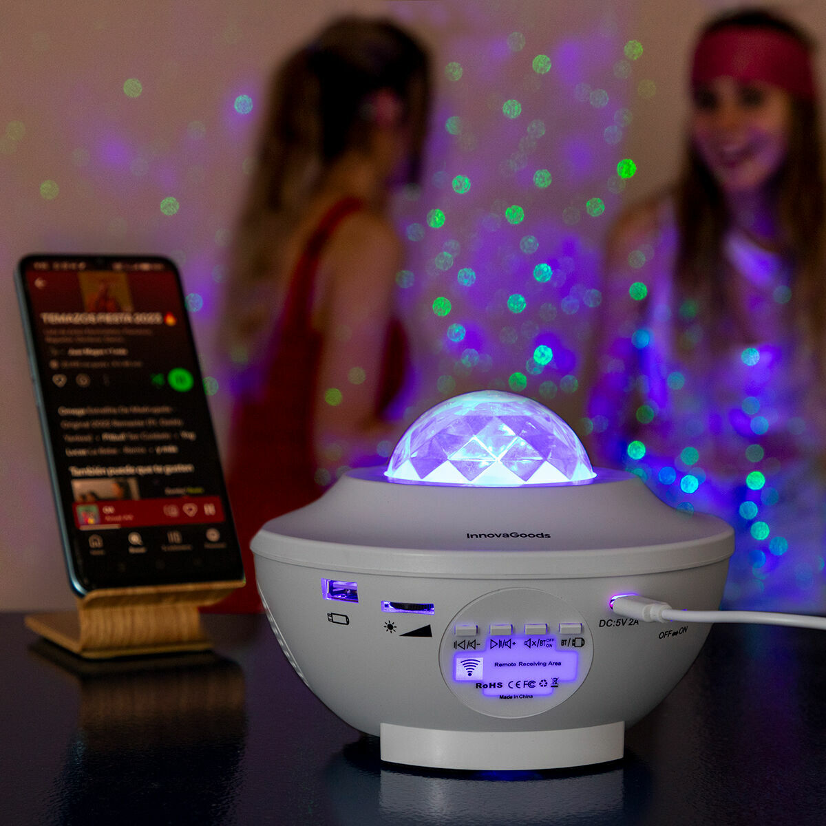 LED Star Projector with Speaker Sedlay InnovaGoods - CA International   #