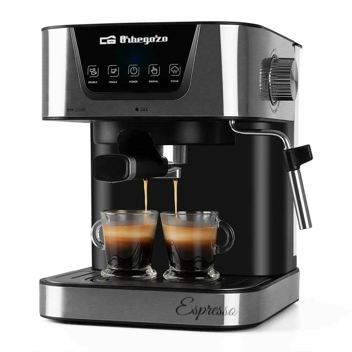 Express Manual Coffee Machine Orbegozo 17535 Black 1050 W 1,5 L - CA International   #