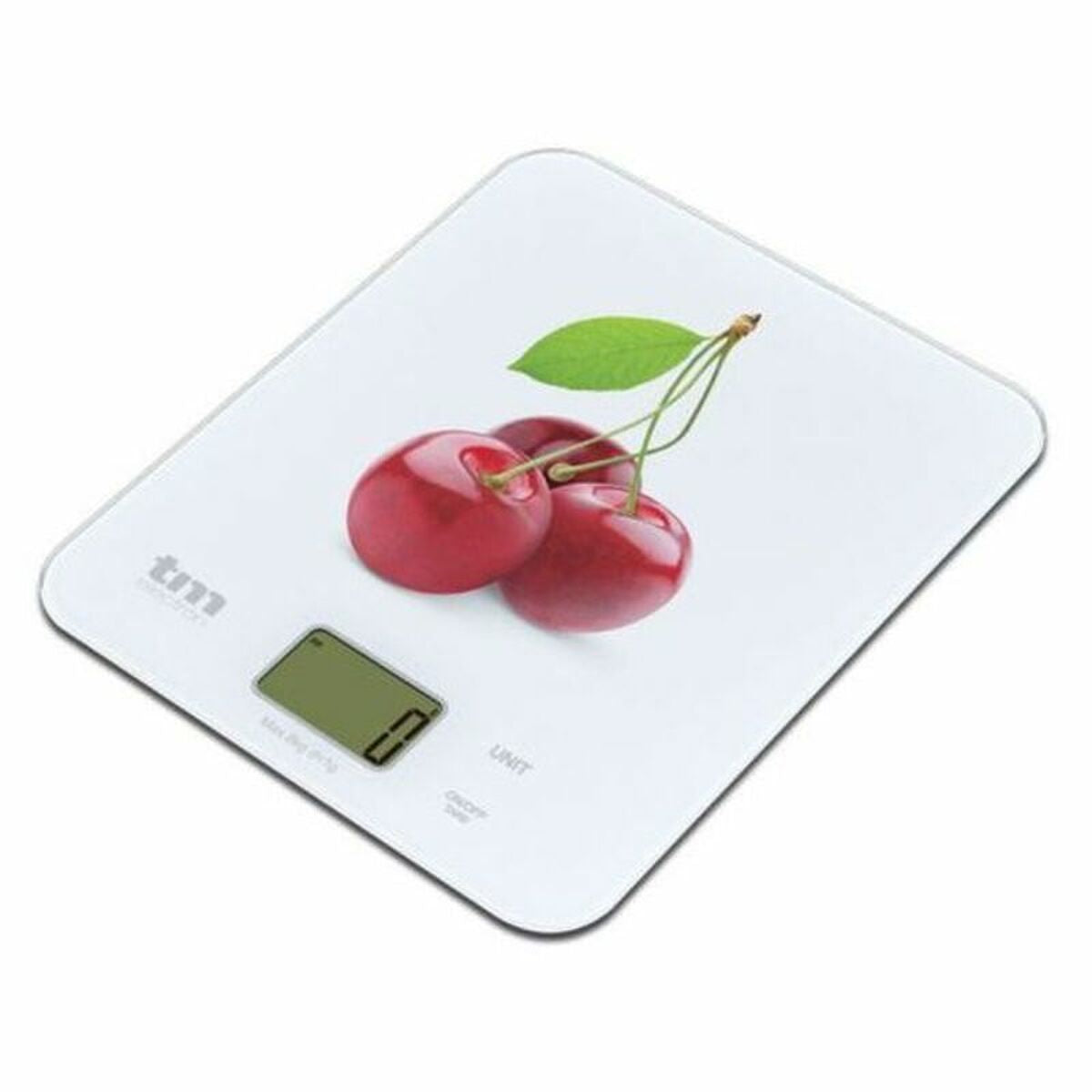 kitchen scale TM Cherries 8 kg (22,4 x 18,5 cm) - CA International   #