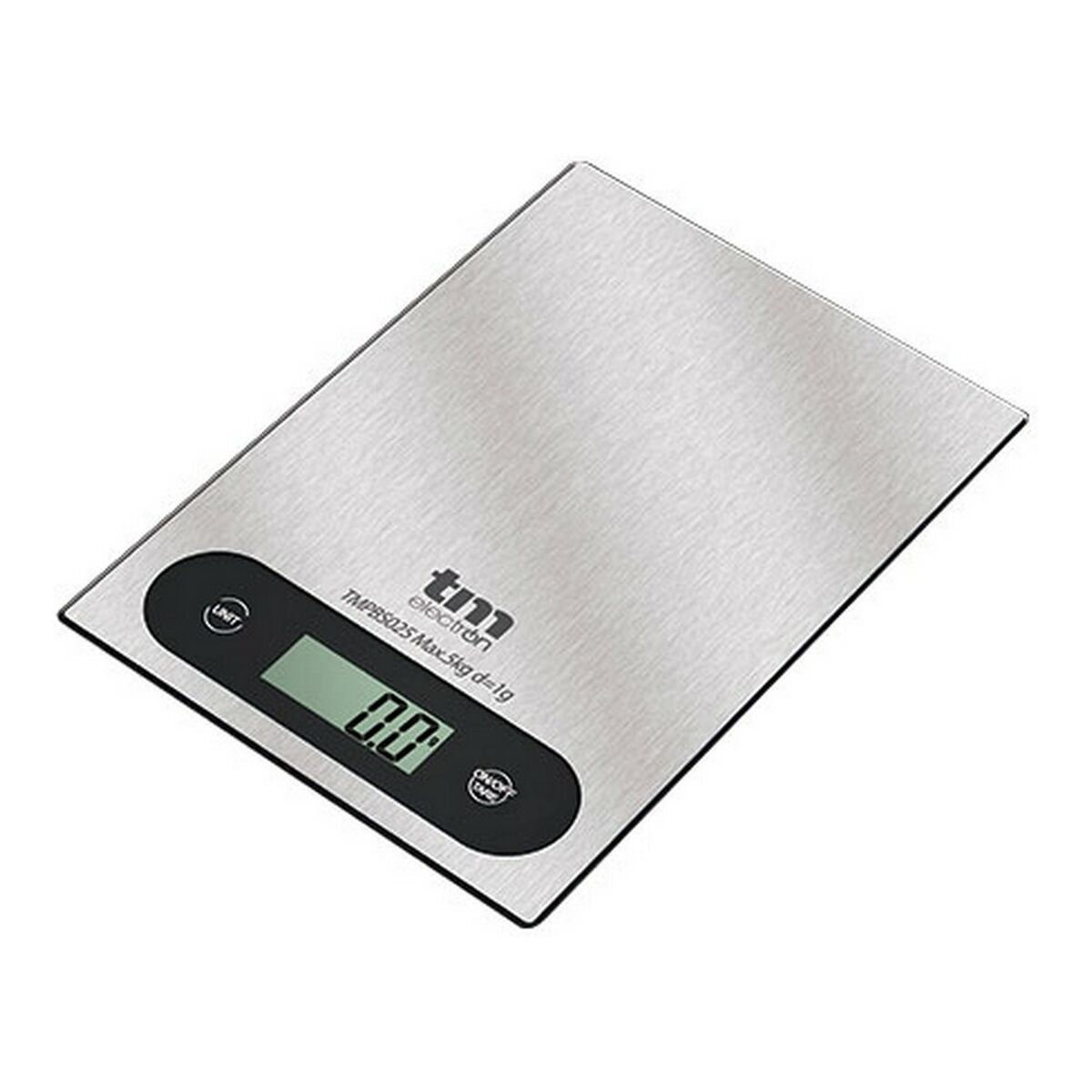 kitchen scale TM Electron Grey 5 kg - CA International   #