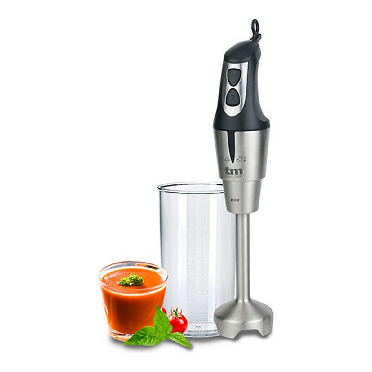 Hand-held Blender TM Electron Stainless steel 650 W - CA International   #