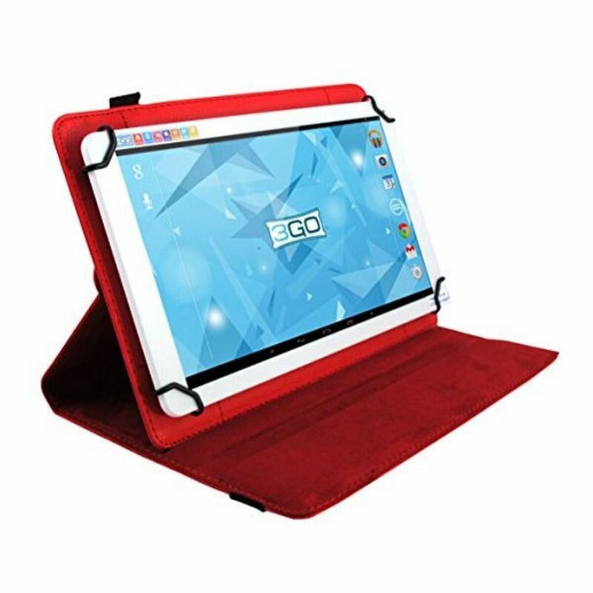 Universal Tablet Case 3GO CSGT21 7" Red - CA International   #