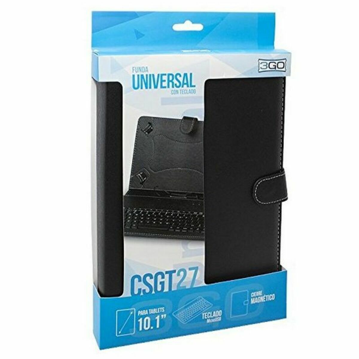 Universal Tablet Case 3GO CSGT27 10" Black - CA International   #