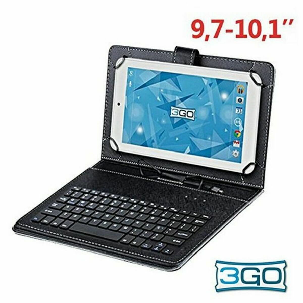 Universal Tablet Hülle 3GO CSGT27 10" Schwarz - CA International 