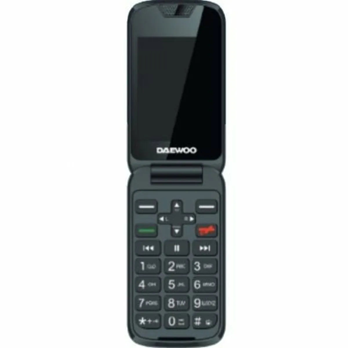 Mobile telephone for older adults Daewoo DW8002BK Single Core - CA International