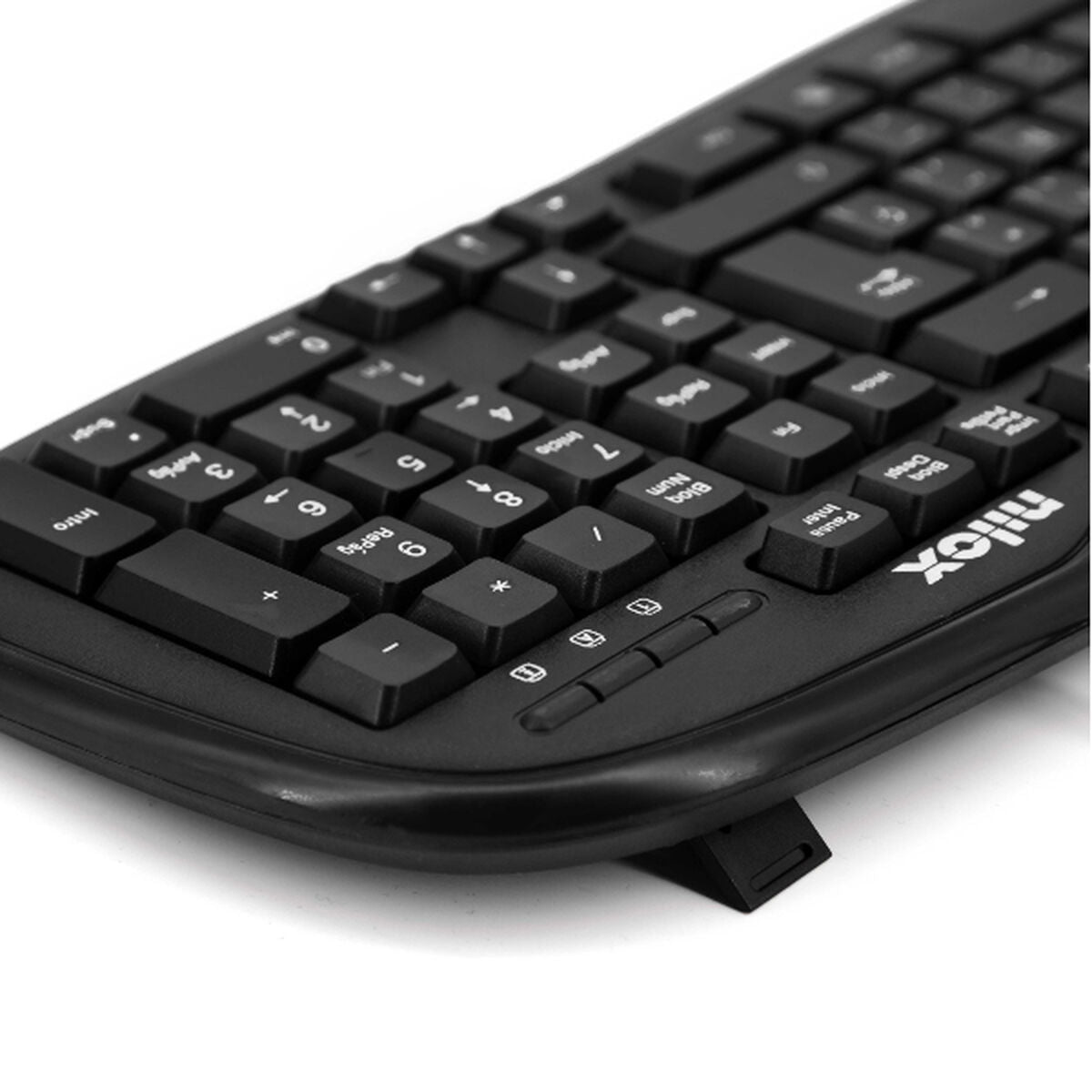 Keyboard Nilox NXKBE000001 Spanish Qwerty Black - CA International   #