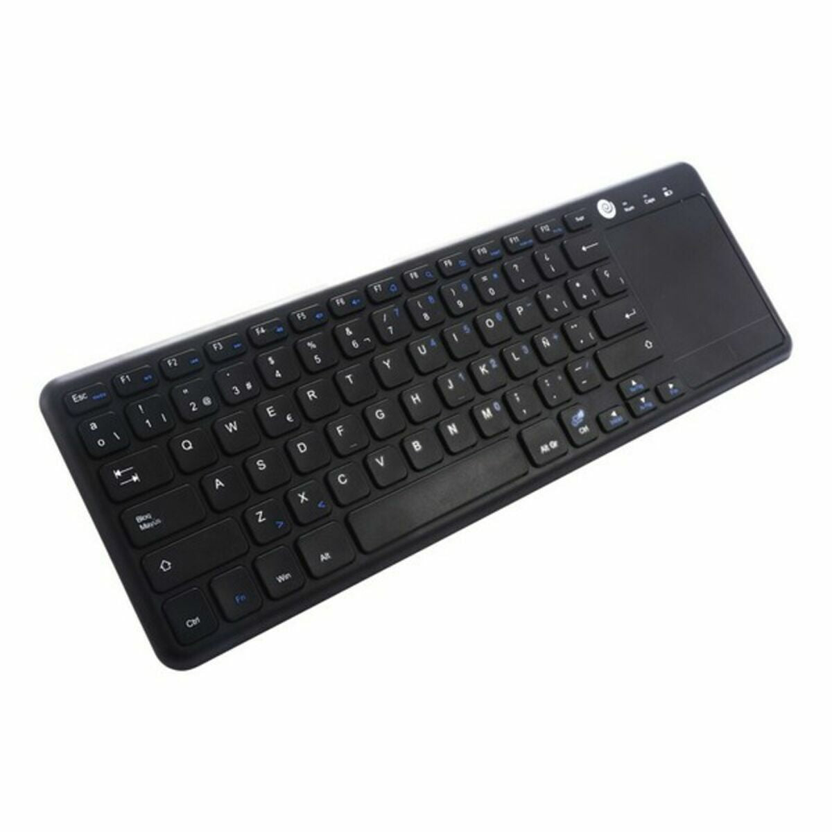 Touchpad mit Tastatur CoolBox COO-TEW01-BK Schwarz Qwerty Spanisch - CA International 