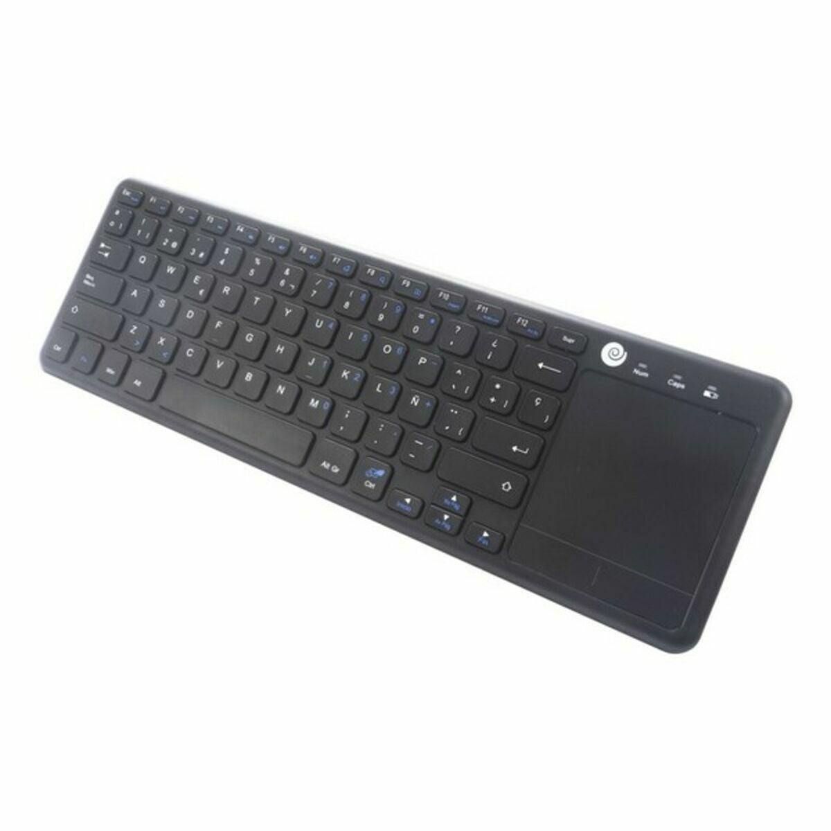 Keyboard with Touchpad CoolBox COO-TEW01-BK Black Spanish Qwerty - CA International   #