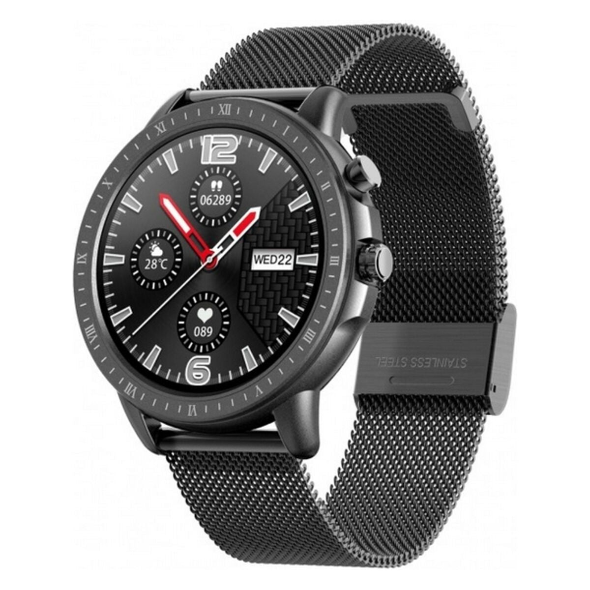 Smartwatch DCU 34157055 1,3" IP67 Schwarz - CA International  