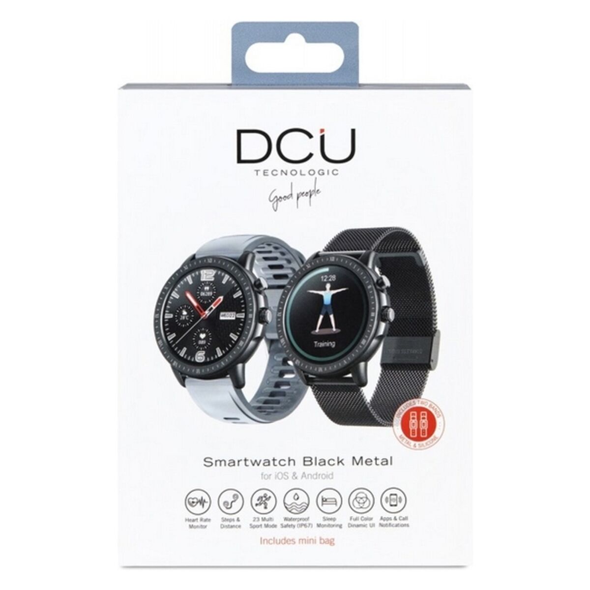 Smartwatch DCU 34157055 1,3" IP67 Schwarz - CA International  