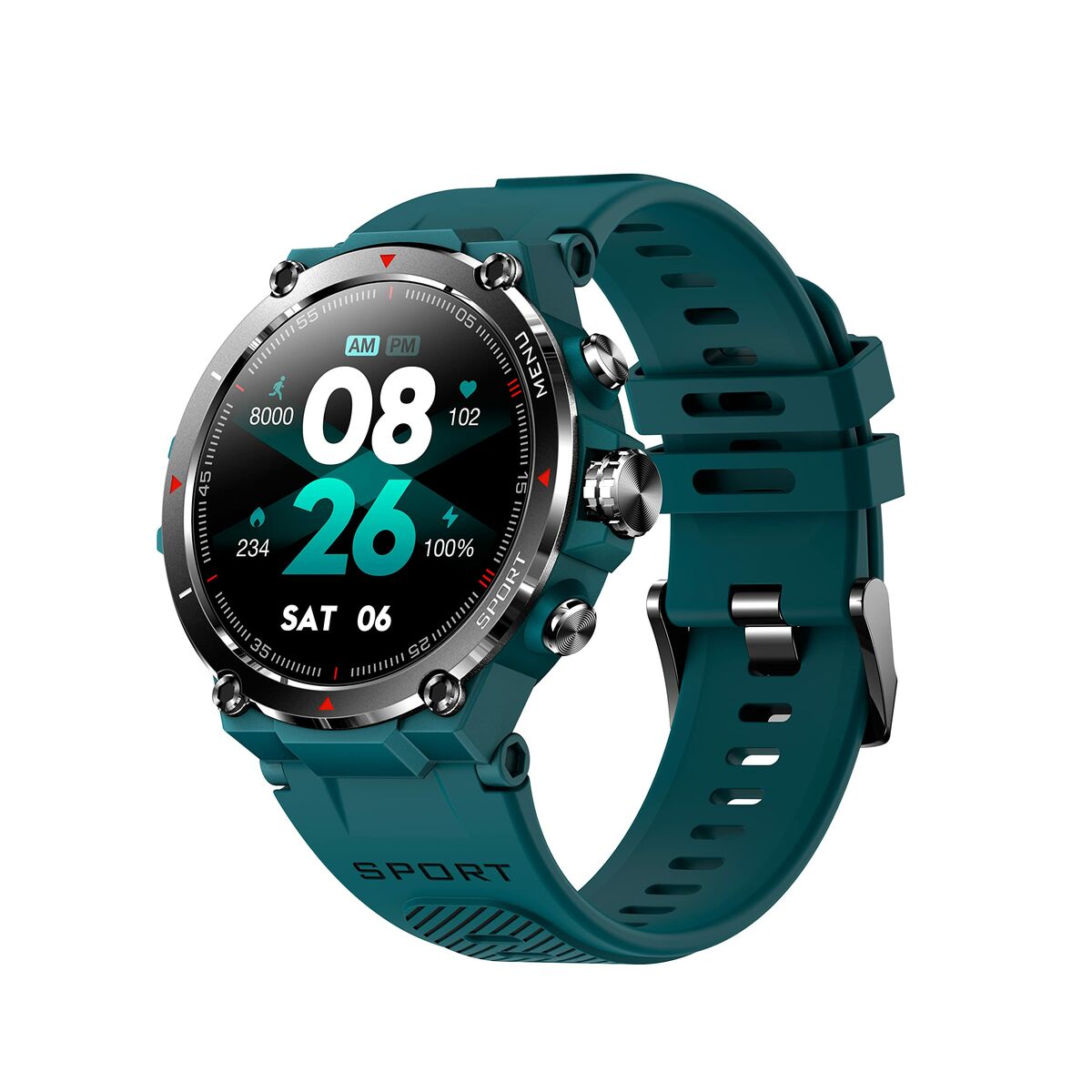 Smartwatch DCU STRAVA Cyan 1,3"-CA International