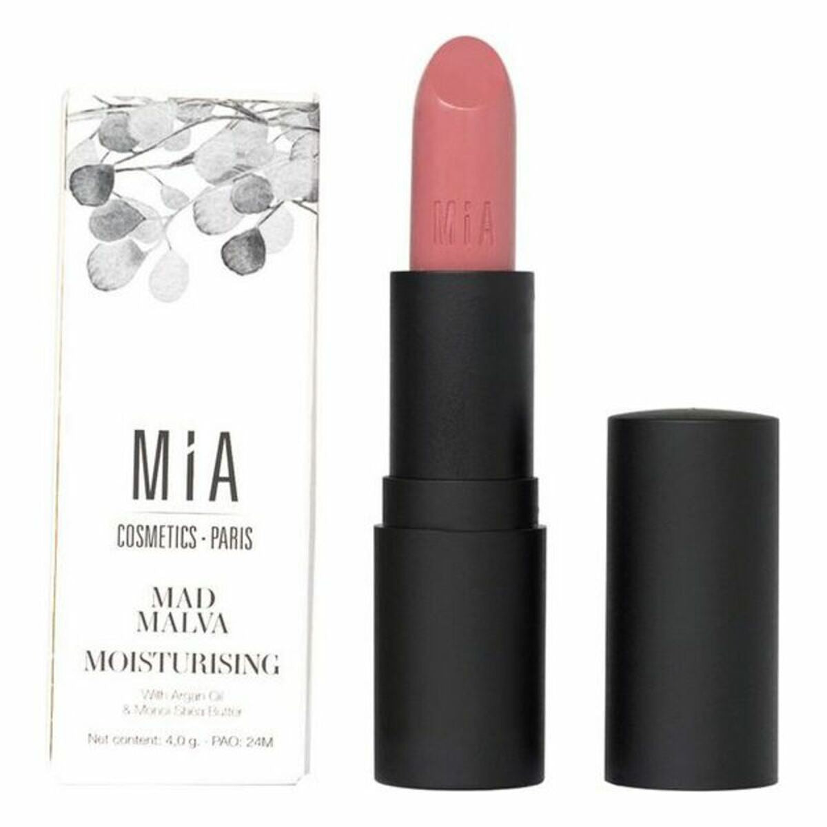 Feuchtigkeitsspendender Lippenstift Mia Cosmetics Paris 507-Mad Malva (4 g) - CA International 