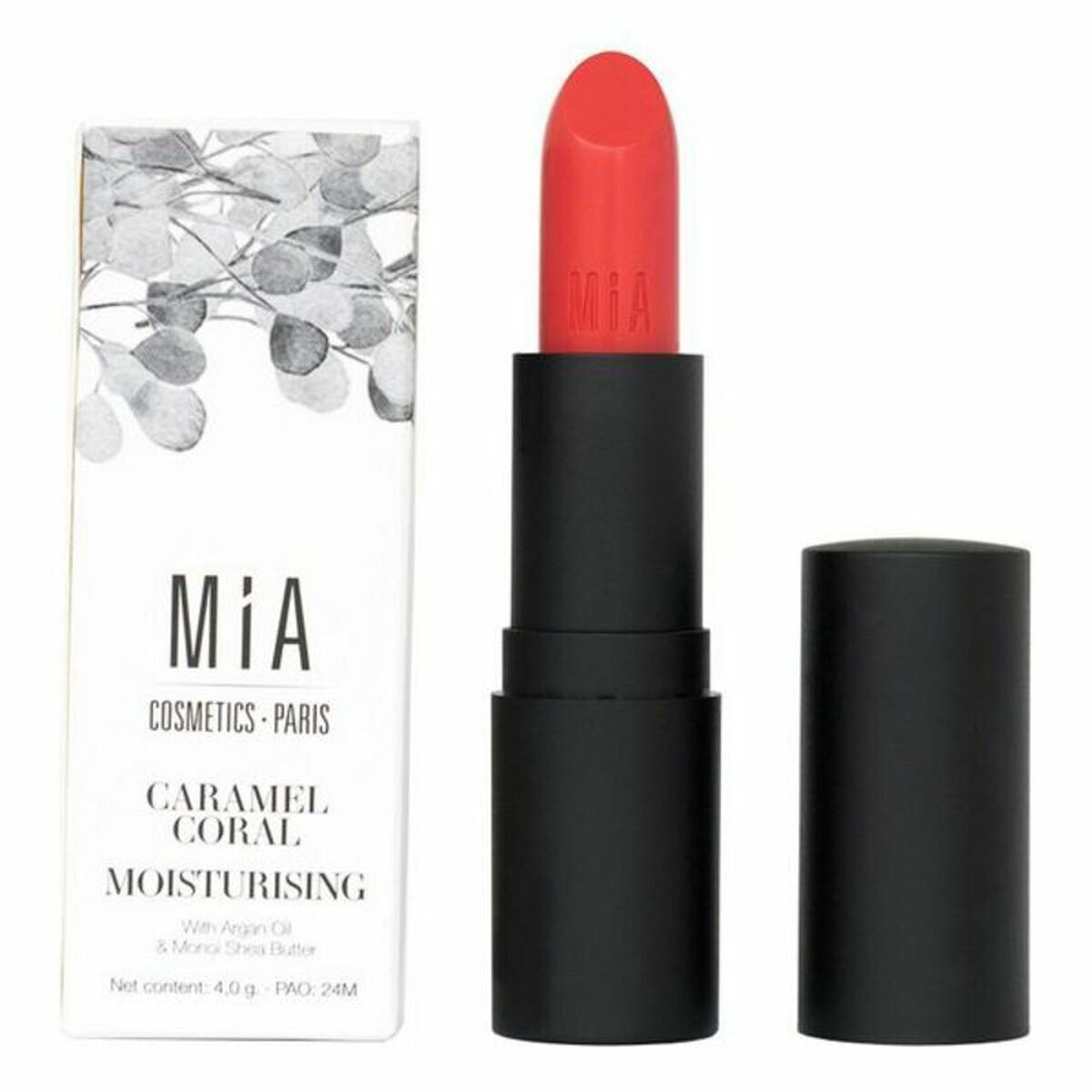 Hydrating Lipstick Mia Cosmetics Paris 509-Caramel Coral (4 g) - CA International   #