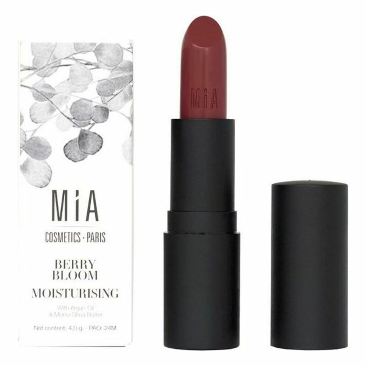 Feuchtigkeitsspendender Lippenstift Mia Cosmetics Paris 512-Berry Bloom (4 g) - CA International 