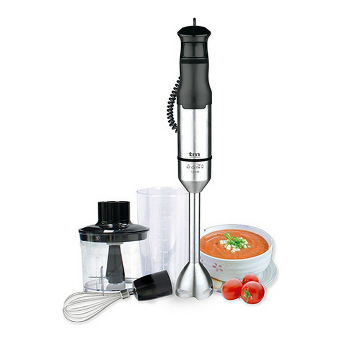 Hand-held Blender TM Electron Stainless steel 1200 W - CA International   #