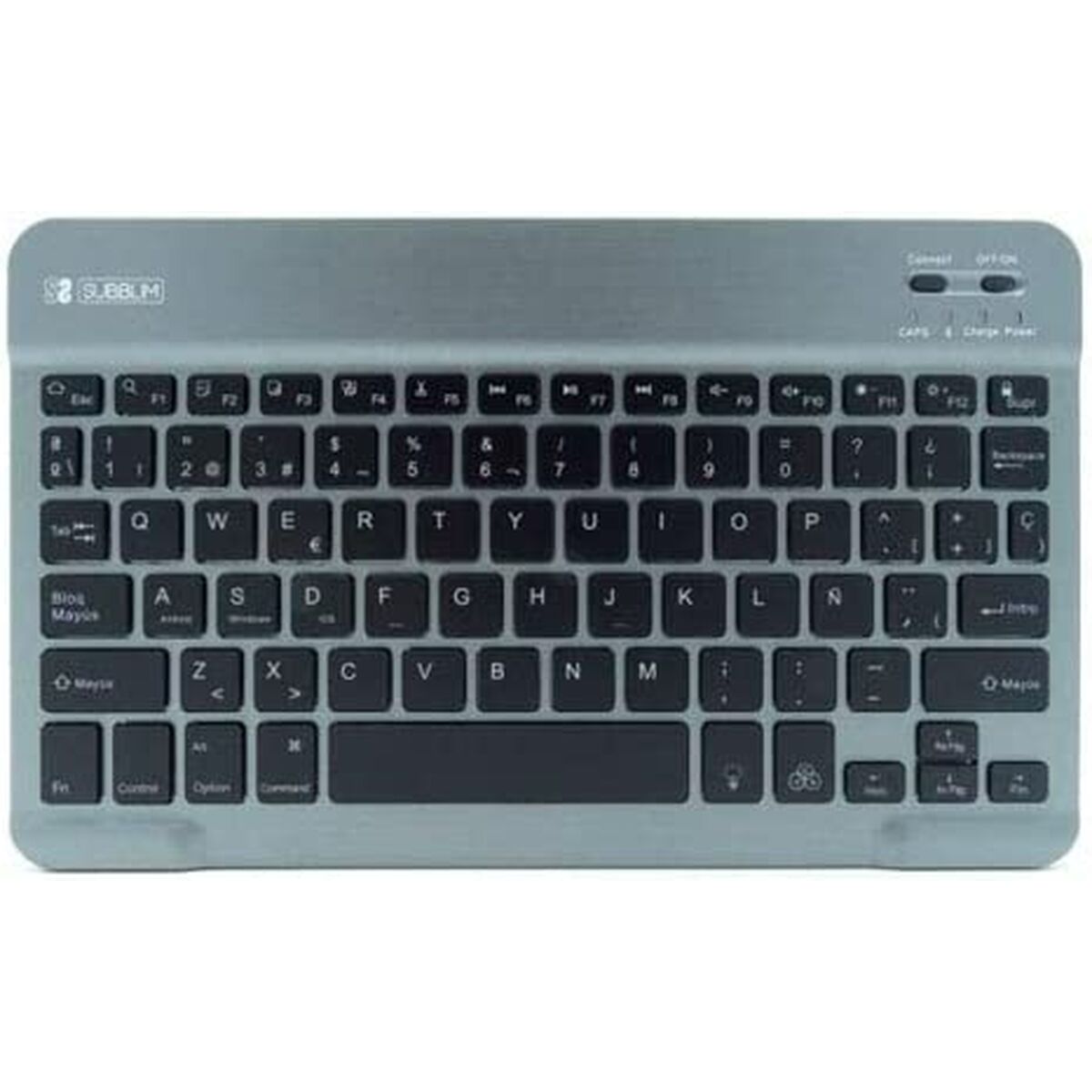 Bluetooth-Tastatur für Tablet Subblim SUB-KBT-SMBL31 Grau Qwerty Spanisch QWERTY - CA International 