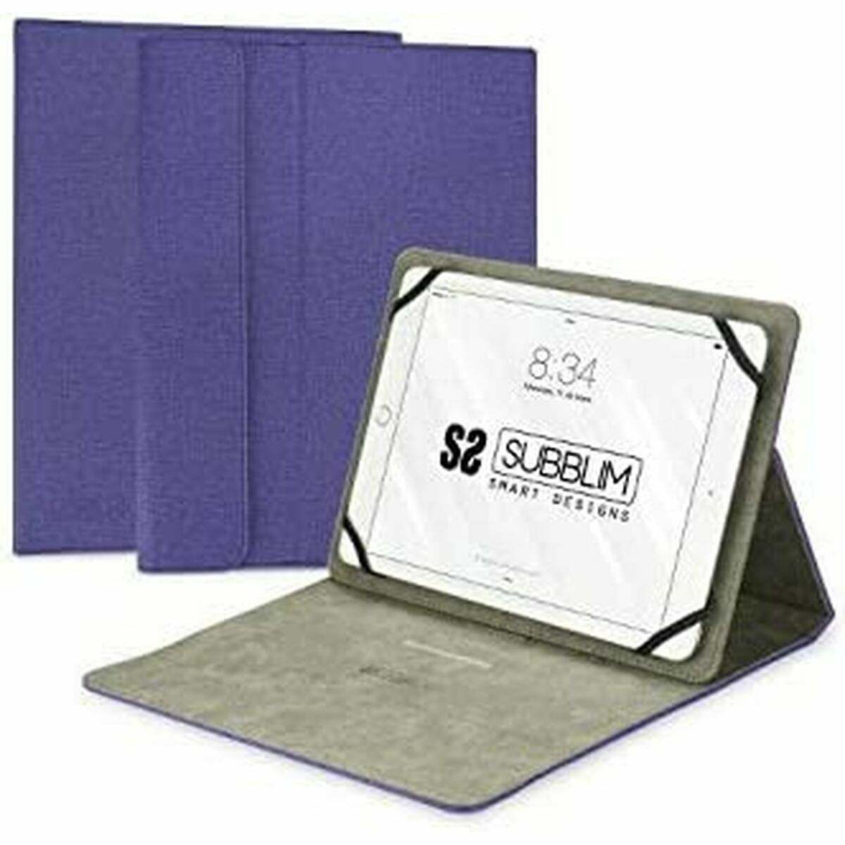 Tablet Tasche Subblim Funda Tablet Clever Stand Tablet Case 10,1" Purple - CA International 