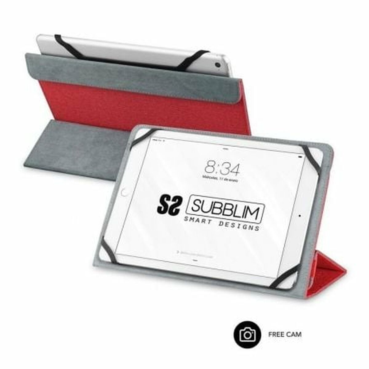 Tablet Tasche Subblim SUB-CUT-2FC002 Rot - CA International 