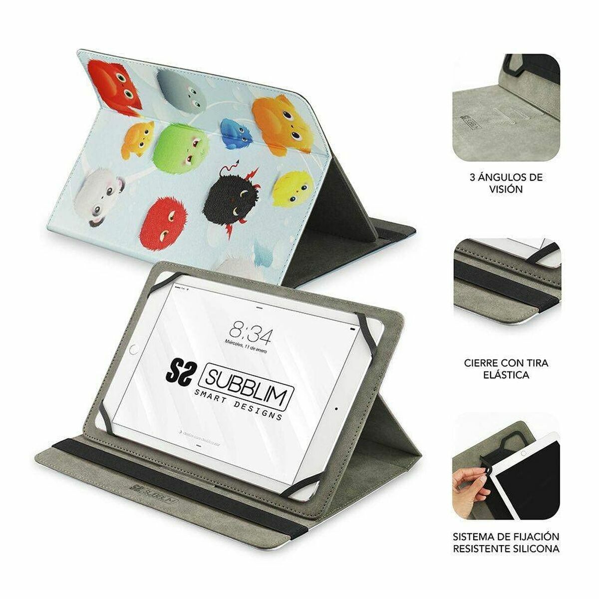 Tablet cover Subblim SUB-CUT-4TC001 Multicolour - CA International   #