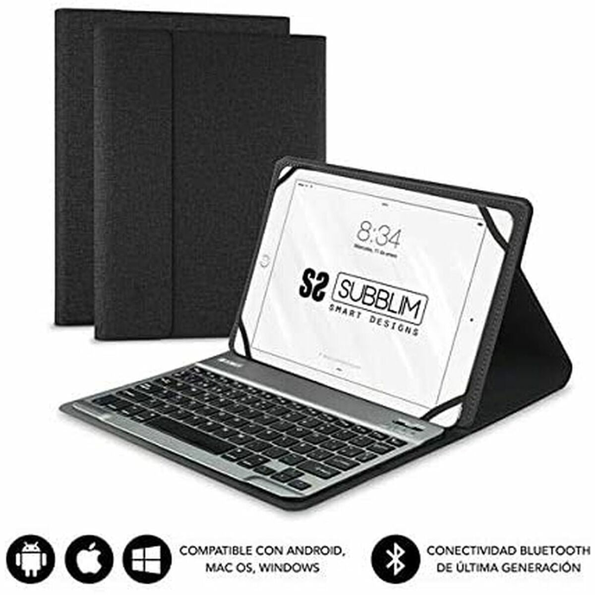 Case for Tablet and Keyboard Subblim SUBKT2BT0001 Bluetooth Black 10,1" - CA International   #