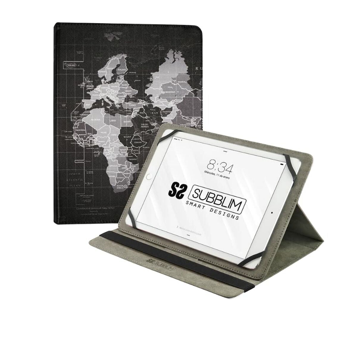 Tablet cover Subblim TRENDY CASE WORLD MAP 10.1" - CA International   #