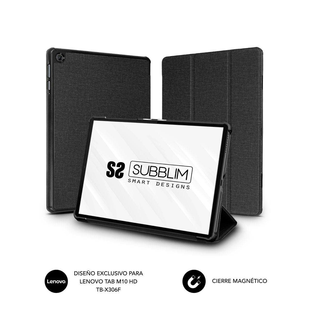 Tablet Tasche Subblim M10 HD TB-X306F Schwarz 10,1" - CA International 