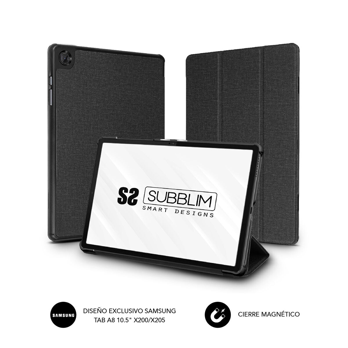 Tablet Tasche Subblim SUBCST5SC020 Schwarz 10,5" Bunt