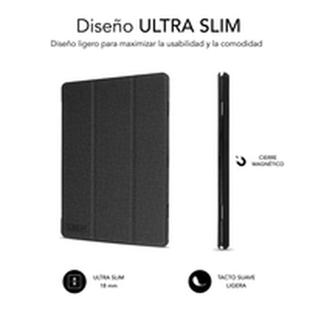 Tablet cover Subblim SUBCST5SC120 Black 10,6" - CA International   #