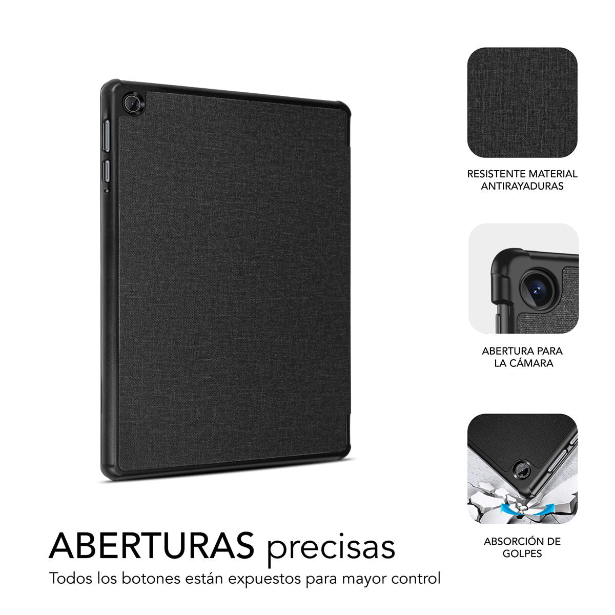 Tablet cover Subblim SUBCST5SC120 Black 10,6" - CA International   #