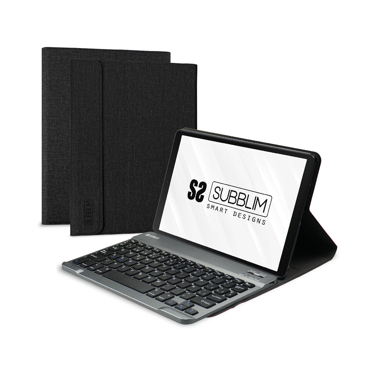 Hülle für Tablet und Tastatur Subblim LENOVO TAB M10 PLUS 3ª GEN Schwarz 10,6" - CA International 