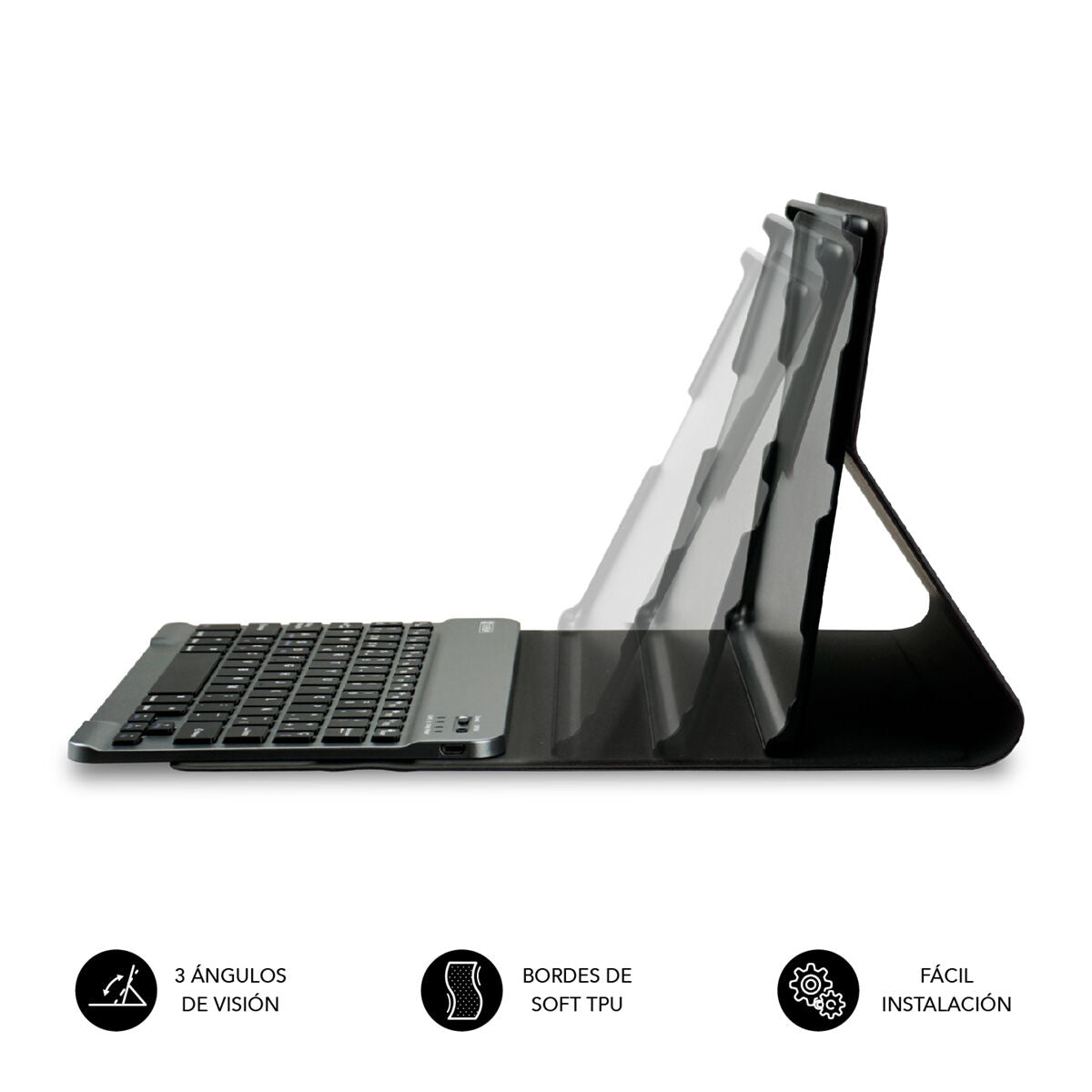 Hülle für Tablet und Tastatur Subblim LENOVO TAB M10 PLUS 3ª GEN Schwarz 10,6" - CA International  