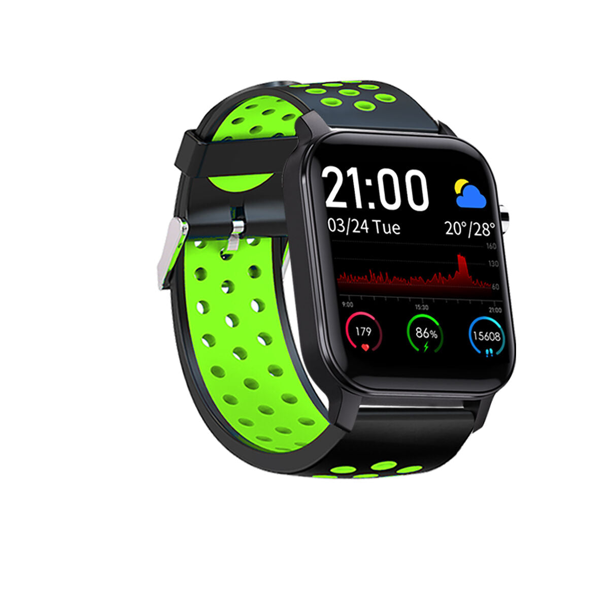 Smartwatch LEOTEC MultiSport Bip 2 Plus 1,4" LCD 170 mah grün - CA International 