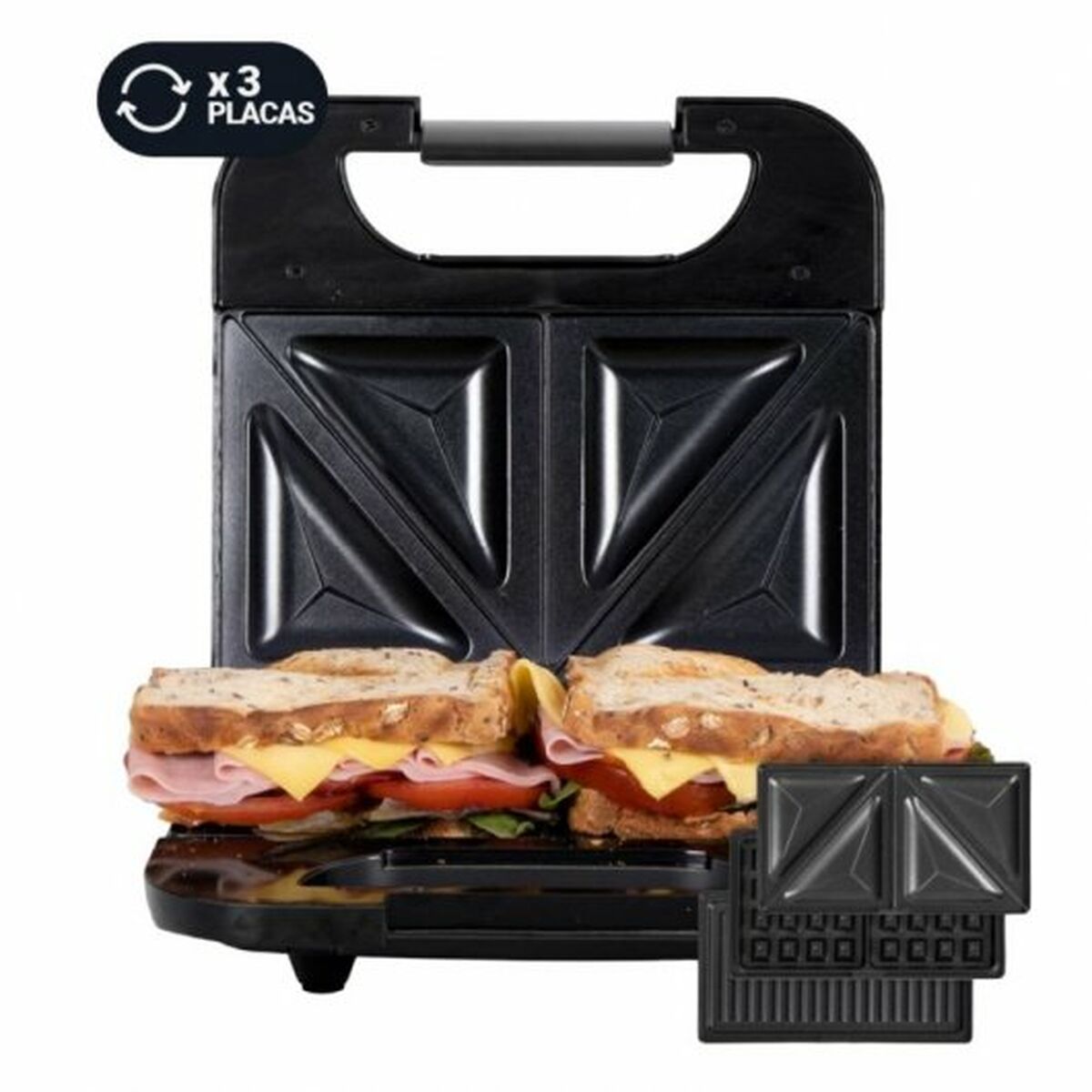 Sandwich Maker Universal Blue Spicy Grill Plus 5008X 700 W Black - CA International   #