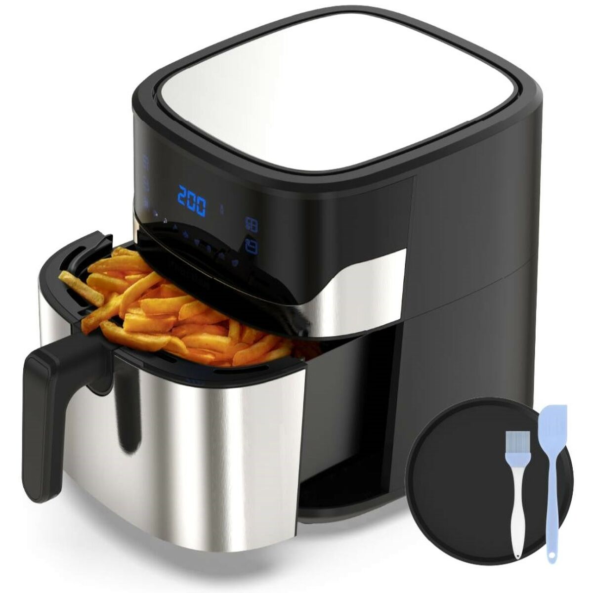 Air Fryer Universal Blue Steel 6,5 L - CA International   #