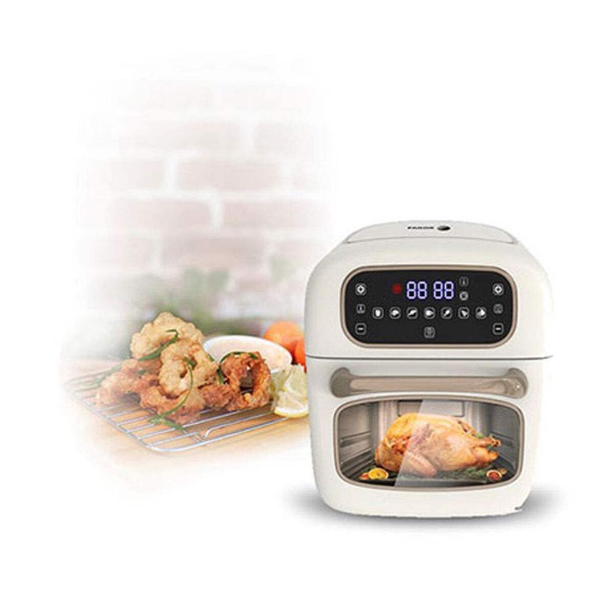 Air Fryer Fagor Naturfry Vaire White 1500 W 7 L-CA International