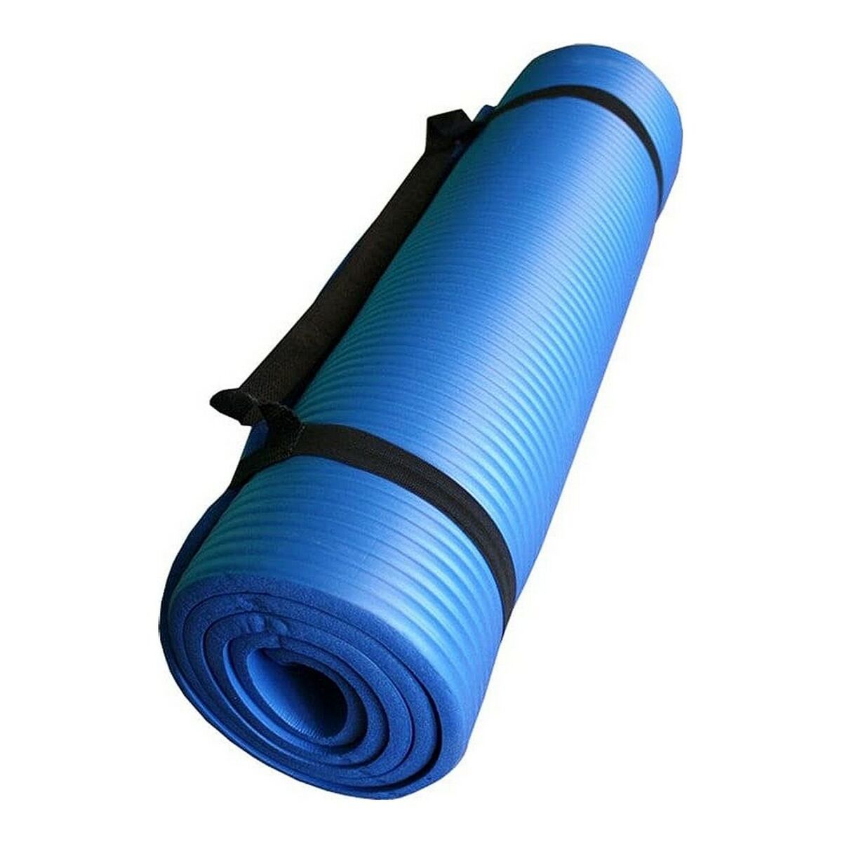 Jute-Yoga-Matte Softee Fitness Matrixcell  Blau (120 x 60 cm) - CA International 