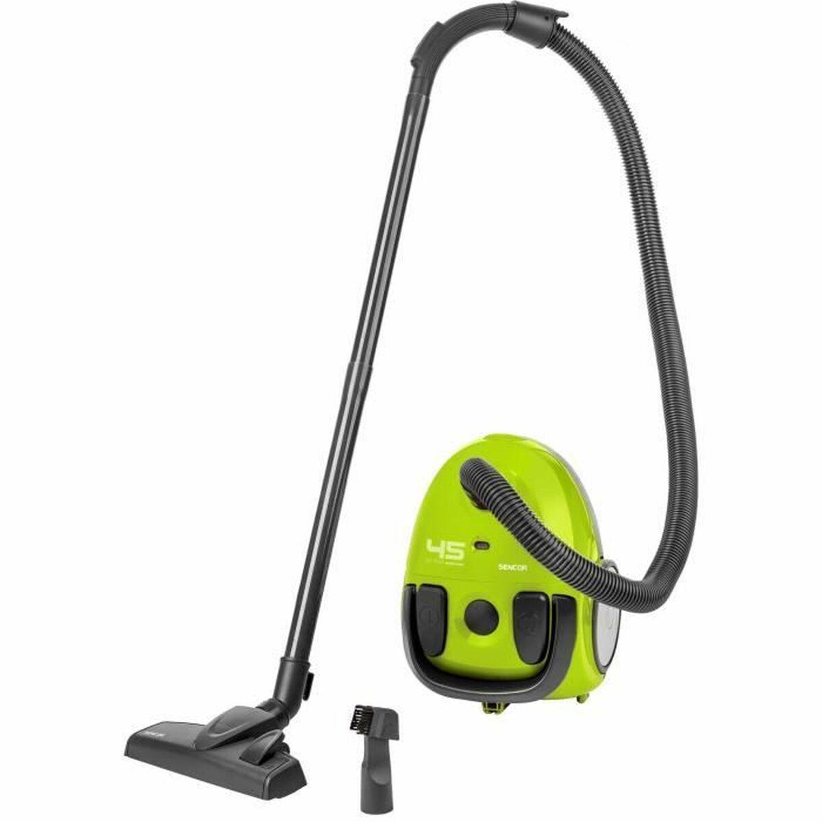 Bagged Vacuum Cleaner Sencor SVC 45GR-EUE3 850 W Black/Green - CA International