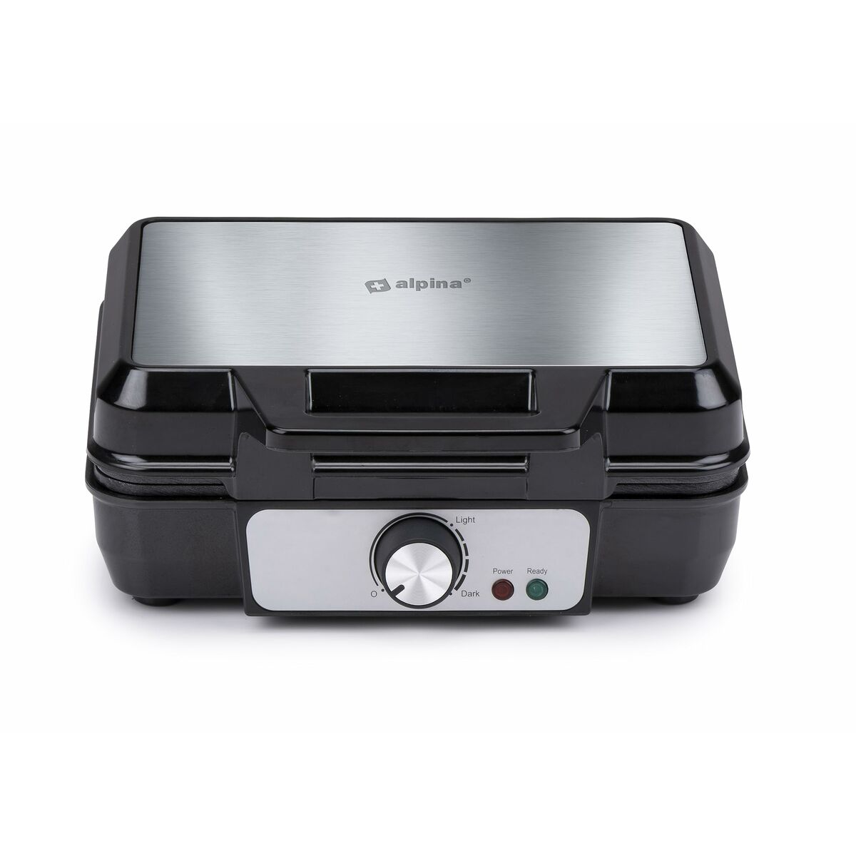 Waffle Maker Alpina 1000 W Silver-CA International