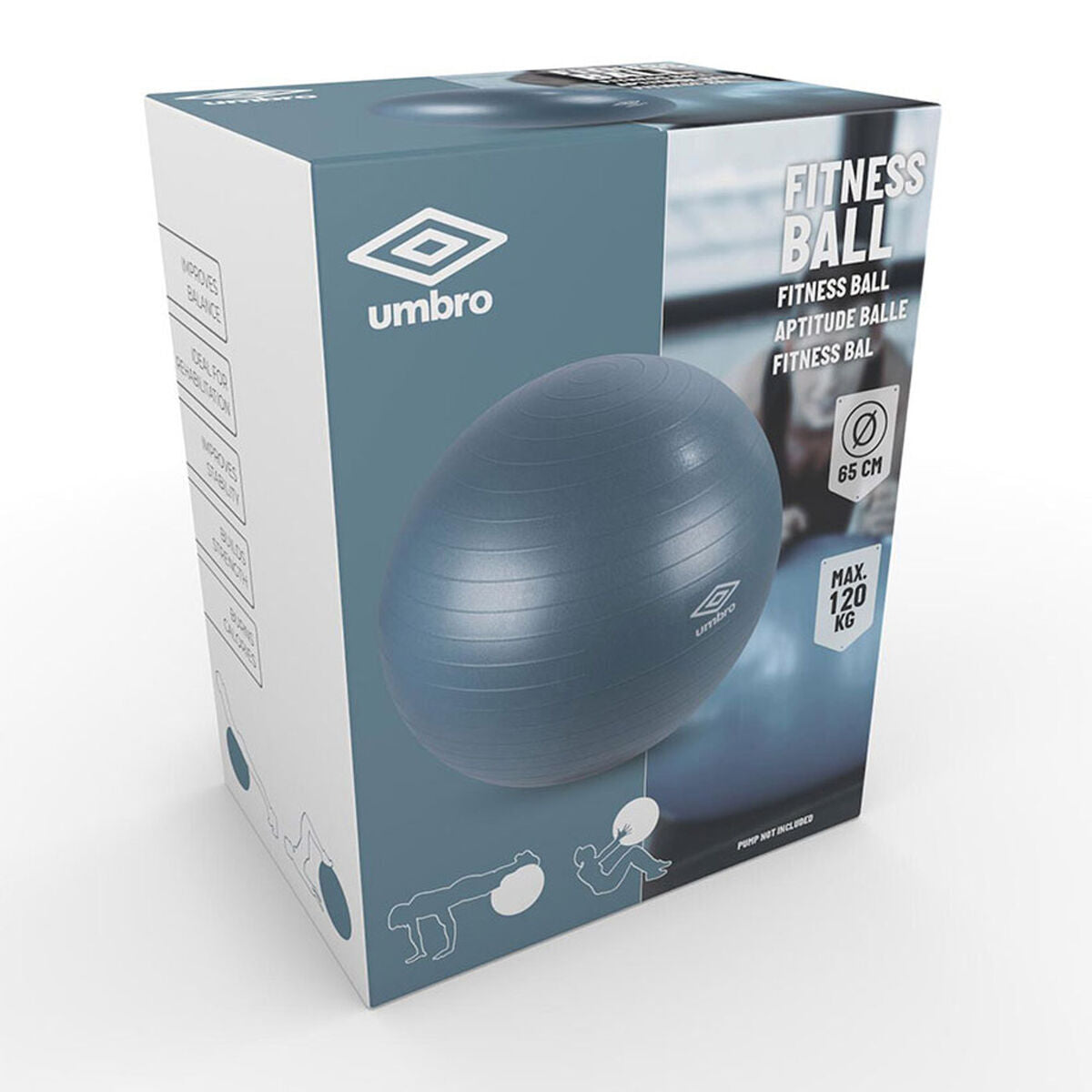 Exercise ball Umbro Ø 65 cm Blue - CA International   #