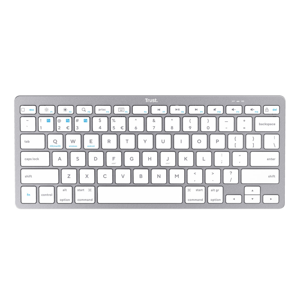 Wireless Keyboard Trust 24653 Qwertz German - CA International   #