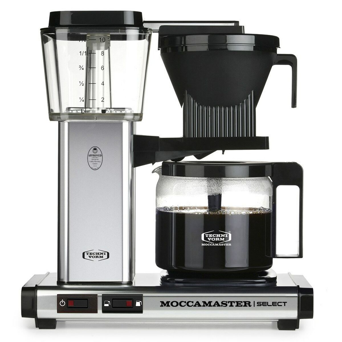Elektrische Kaffeemaschine Moccamaster KBG 1520 W Schwarz Silberfarben 1,25 L - CA International 