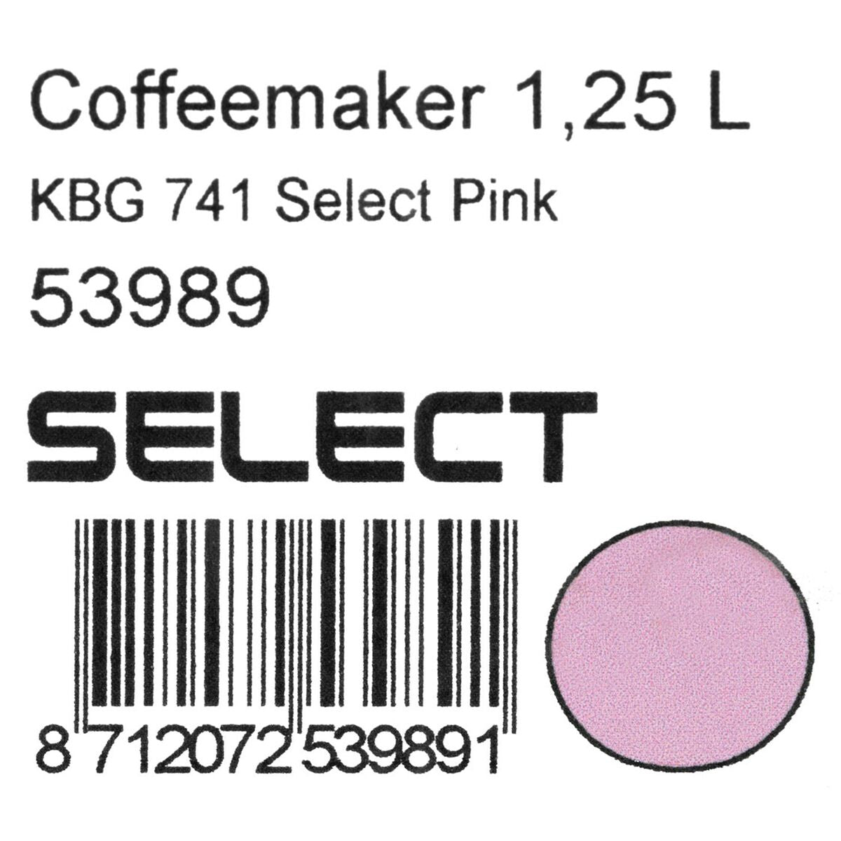 Filterkaffeemaschine Moccamaster 53989 Schwarz 1520 W 1,25 L - CA International  